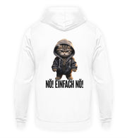 NÖ! EINFACH NÖ! KATZE Rückendruck Hoodie