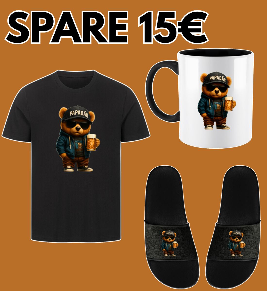 PAPABÄR TEDDY VATERTAGS BUNDLE