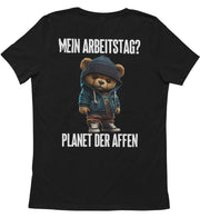 PLANET DER AFFEN TEDDY Rückendruck Unisex T-Shirt