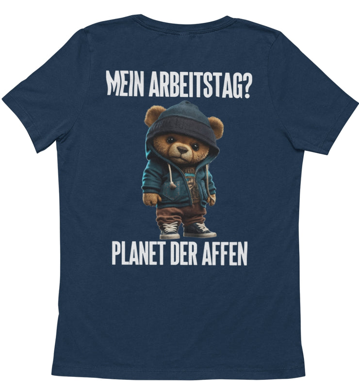 PLANET DER AFFEN TEDDY Rückendruck Unisex T-Shirt