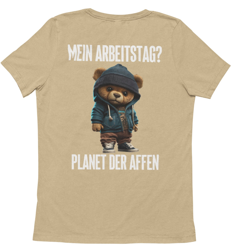 PLANET DER AFFEN TEDDY Rückendruck Unisex T-Shirt