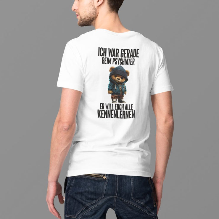 PSYCHIATER TEDDY Rückendruck | Premium Shirt Unisex