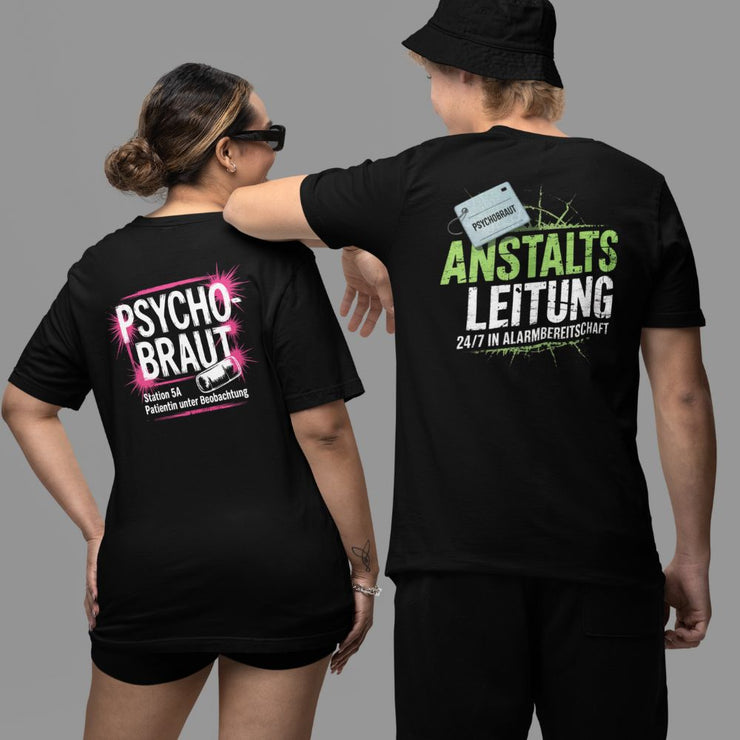 PSYCHOBRAUT & ANSTALTSLEITUNG COUPLE SHIRTS BUNDLE