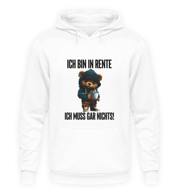 RENTE TEDDY Vorderdruck Unisex Hoodie