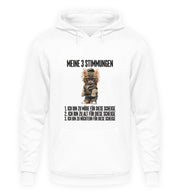 MEINE 3 STIMMUNGEN KATZE Vorderdruck Hoodie