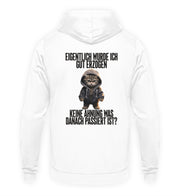 GUT ERZOGEN KATZE Rückendruck Hoodie