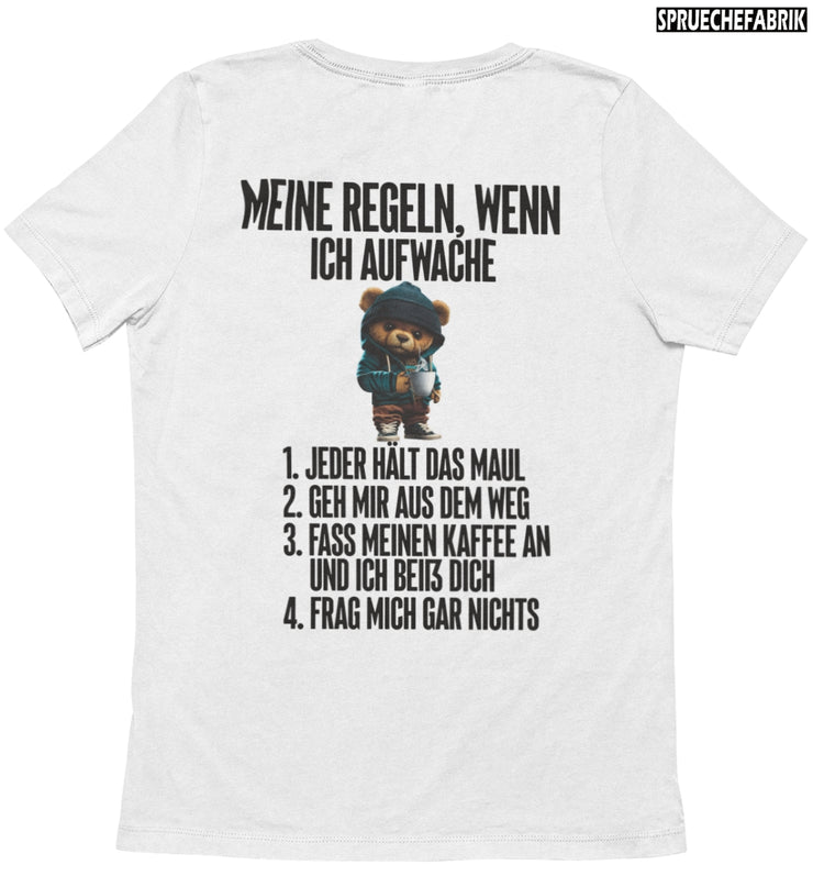 MEINE REGELN TEDDY Rückendruck T-Shirt