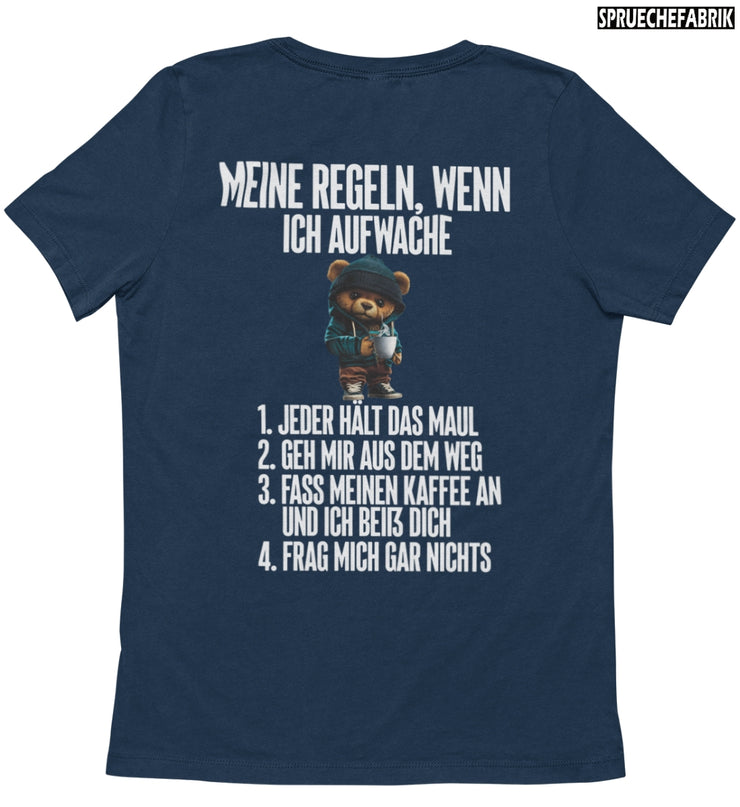 MEINE REGELN TEDDY Rückendruck T-Shirt