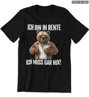 RENTE BÄR Vorderdruck T-Shirt