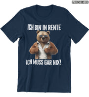 RENTE BÄR Vorderdruck T-Shirt