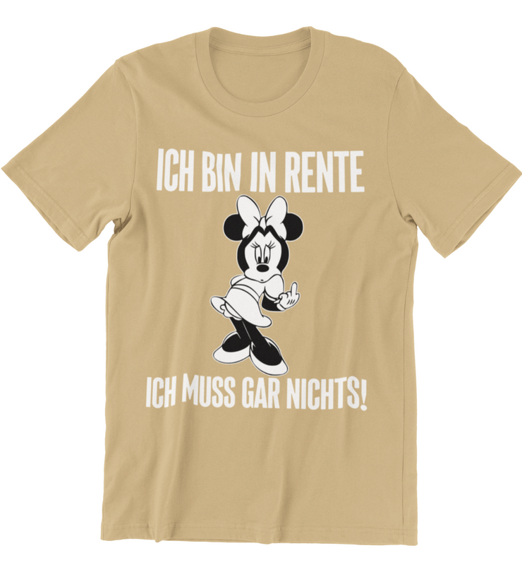 RENTE MINNIE Vorderdruck Unisex T-Shirt