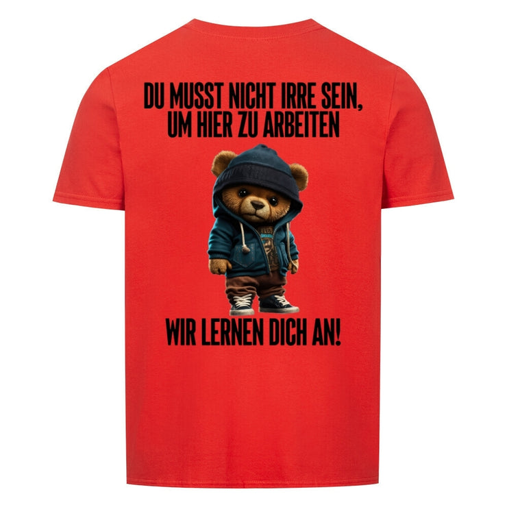 IRRE TEDDY Rückendruck | Premium Shirt Unisex