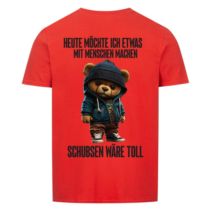 SCHUBSEN WÄRE TOLL TEDDY Rückendruck | Premium Shirt Unisex