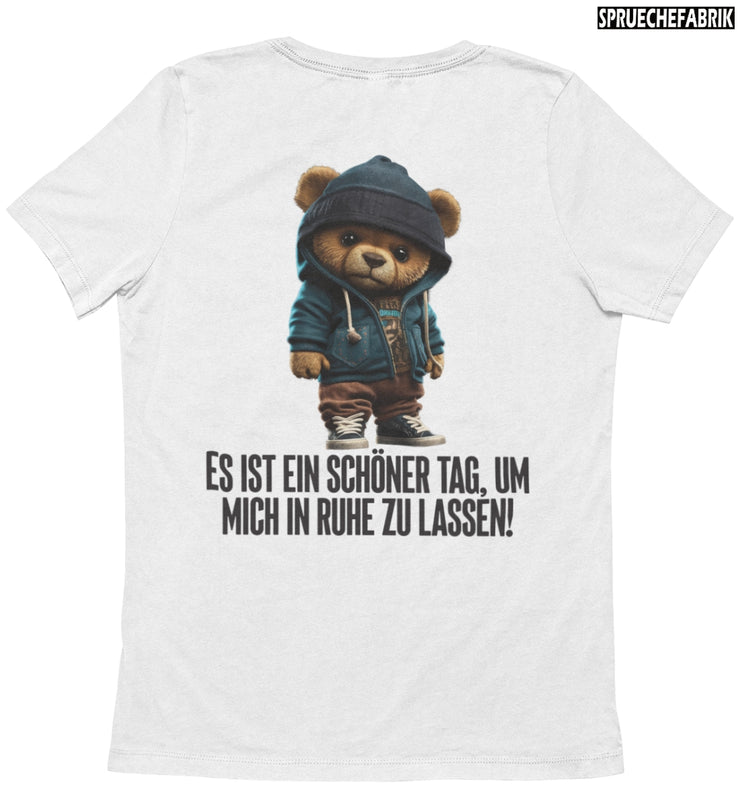 SCHÖNER TAG TEDDY Rückendruck T-Shirt