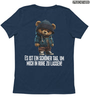 SCHÖNER TAG TEDDY Rückendruck T-Shirt