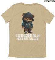 SCHÖNER TAG TEDDY Rückendruck T-Shirt