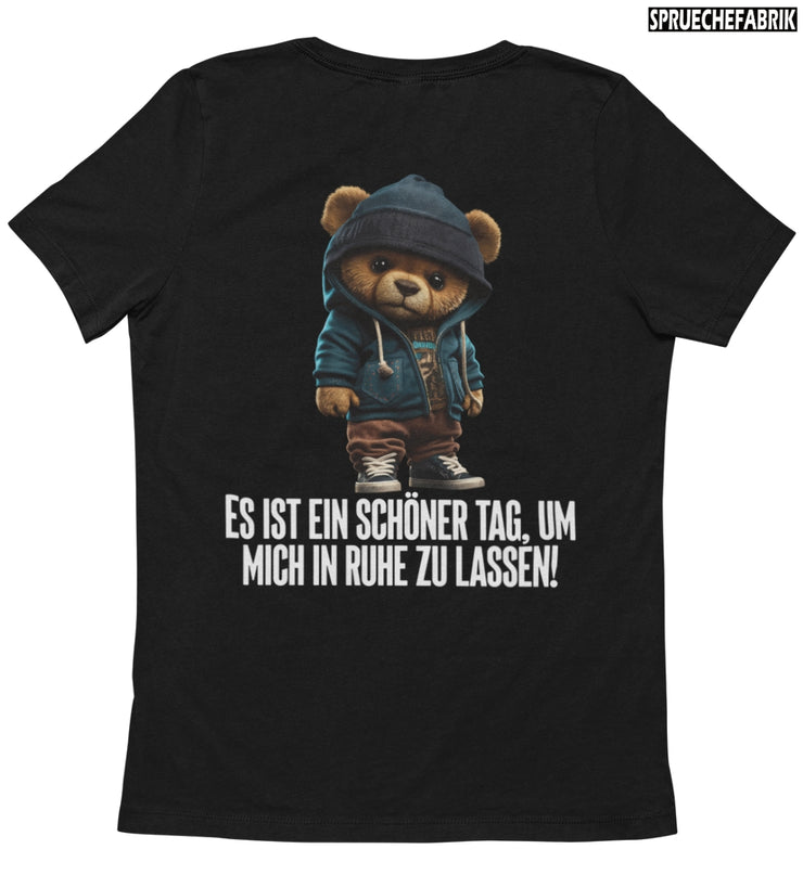 SCHÖNER TAG TEDDY Rückendruck T-Shirt