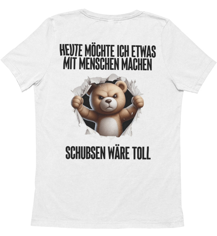 SCHUBSEN WÄRE TOLL BÄR Rückendruck Unisex T-Shirt