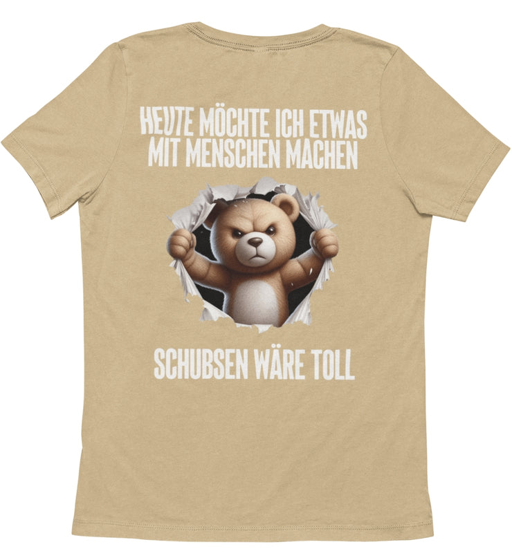 SCHUBSEN WÄRE TOLL BÄR Rückendruck Unisex T-Shirt