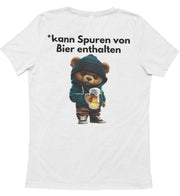 SPUREN BIER TEDDY Rückendruck Unisex T-Shirt