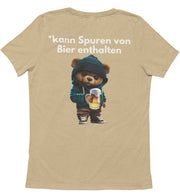 SPUREN BIER TEDDY Rückendruck Unisex T-Shirt