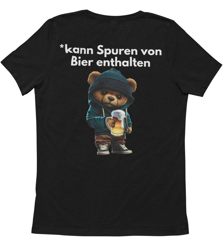 SPUREN BIER TEDDY Rückendruck Unisex T-Shirt