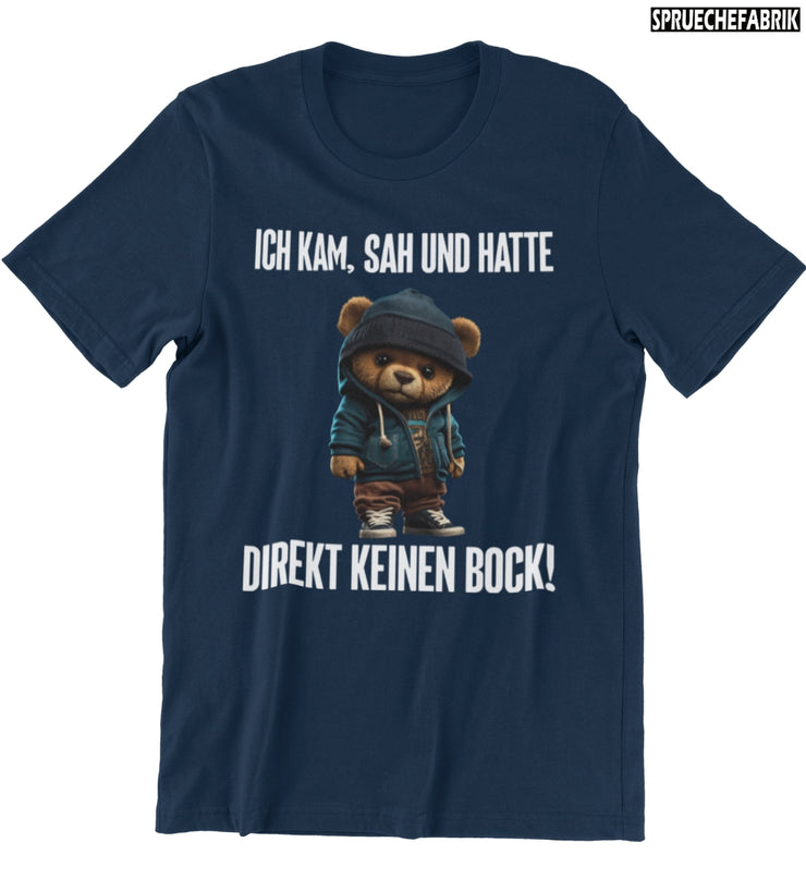 KEINEN BOCK TEDDY Vorderdruck T-Shirt