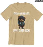 KEINEN BOCK TEDDY Vorderdruck T-Shirt