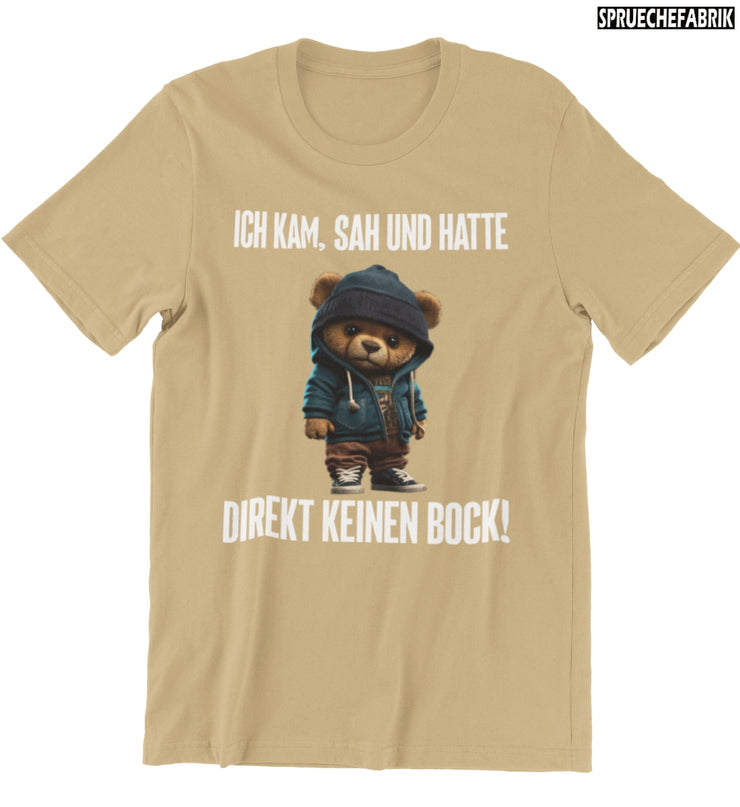 KEINEN BOCK TEDDY Vorderdruck T-Shirt