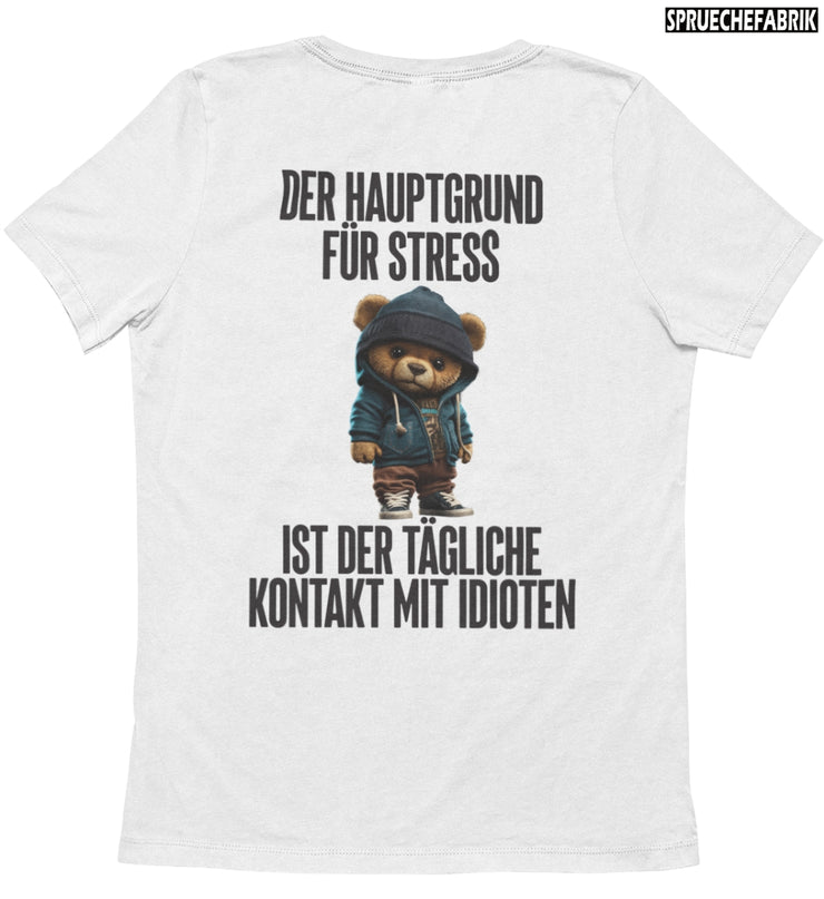 STRESS TEDDY Rückendruck T-Shirt