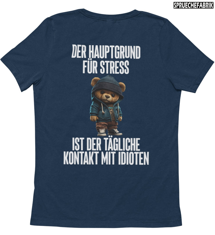 STRESS TEDDY Rückendruck T-Shirt