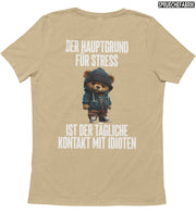 STRESS TEDDY Rückendruck T-Shirt