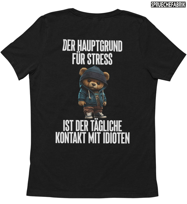 STRESS TEDDY Rückendruck T-Shirt