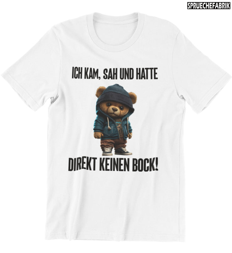 KEINEN BOCK TEDDY Vorderdruck T-Shirt