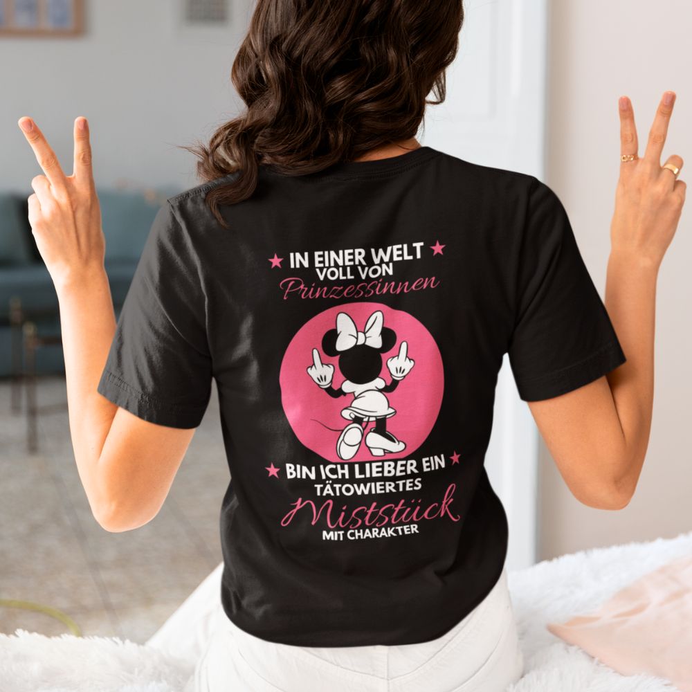 TÄTOWIERTES MISTSTÜCK MINNIE Rückendruck | Shirt Unisex