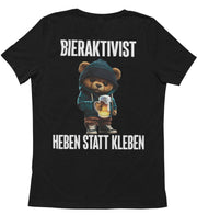 BIERAKTIVIST TEDDY Rückendruck Unisex T-Shirt