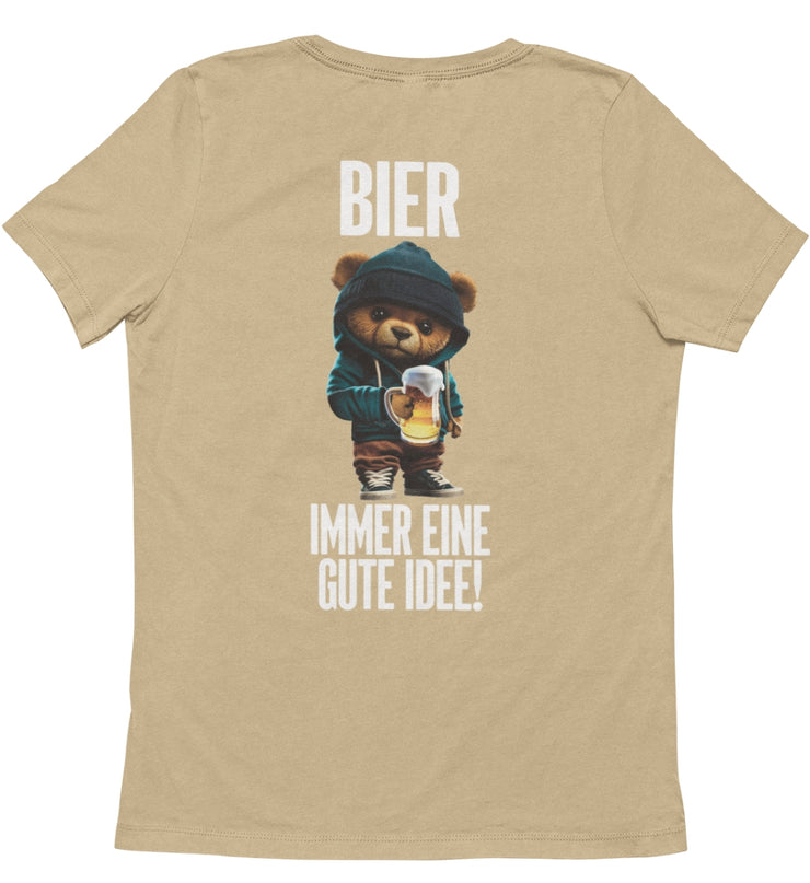 GUTE IDEE TEDDY Rückendruck Unisex T-Shirt