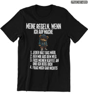 REGELN TEDDY Vorderdruck T-Shirt