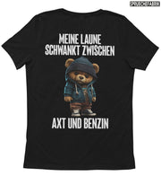 MEINE LAUNE TEDDY Rückendruck T-Shirt