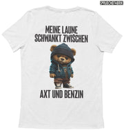 MEINE LAUNE TEDDY Rückendruck T-Shirt