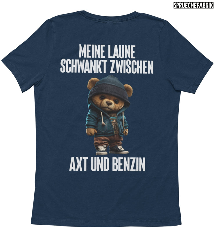 MEINE LAUNE TEDDY Rückendruck T-Shirt