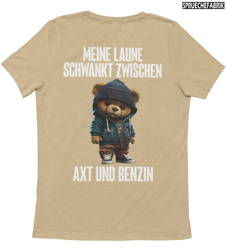 MEINE LAUNE TEDDY Rückendruck T-Shirt