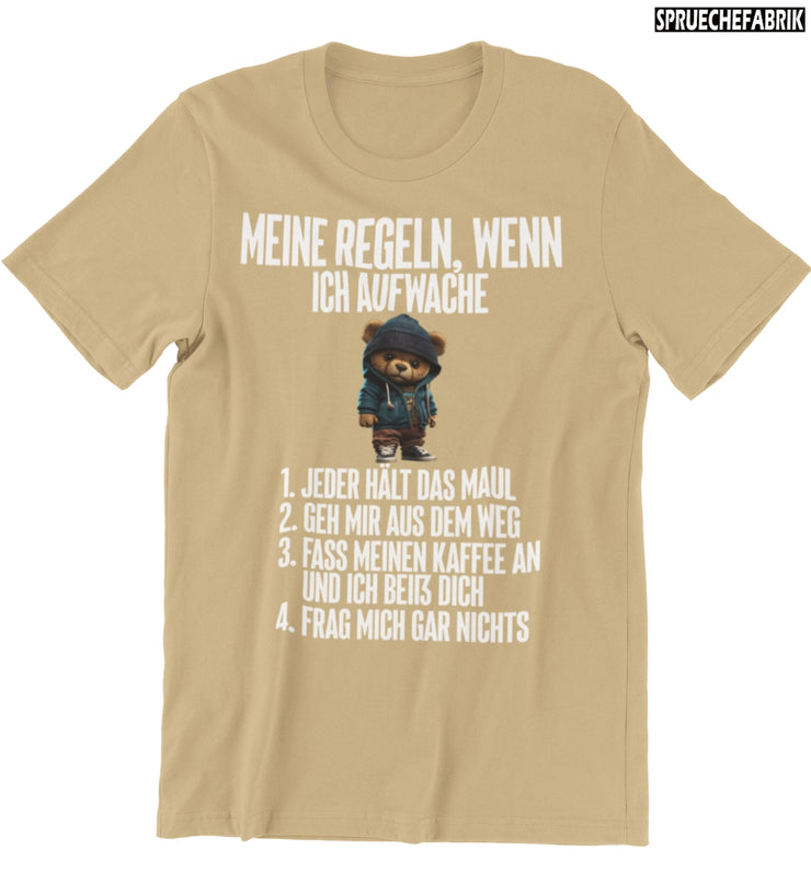 REGELN TEDDY Vorderdruck T-Shirt