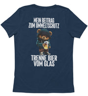 UMWELTSCHUTZ TEDDY Rückendruck Unisex T-Shirt