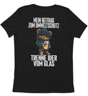 UMWELTSCHUTZ TEDDY Rückendruck Unisex T-Shirt