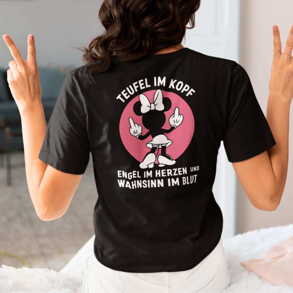 TEUFEL IM KOPF MINNIE Rückendruck | Shirt Unisex