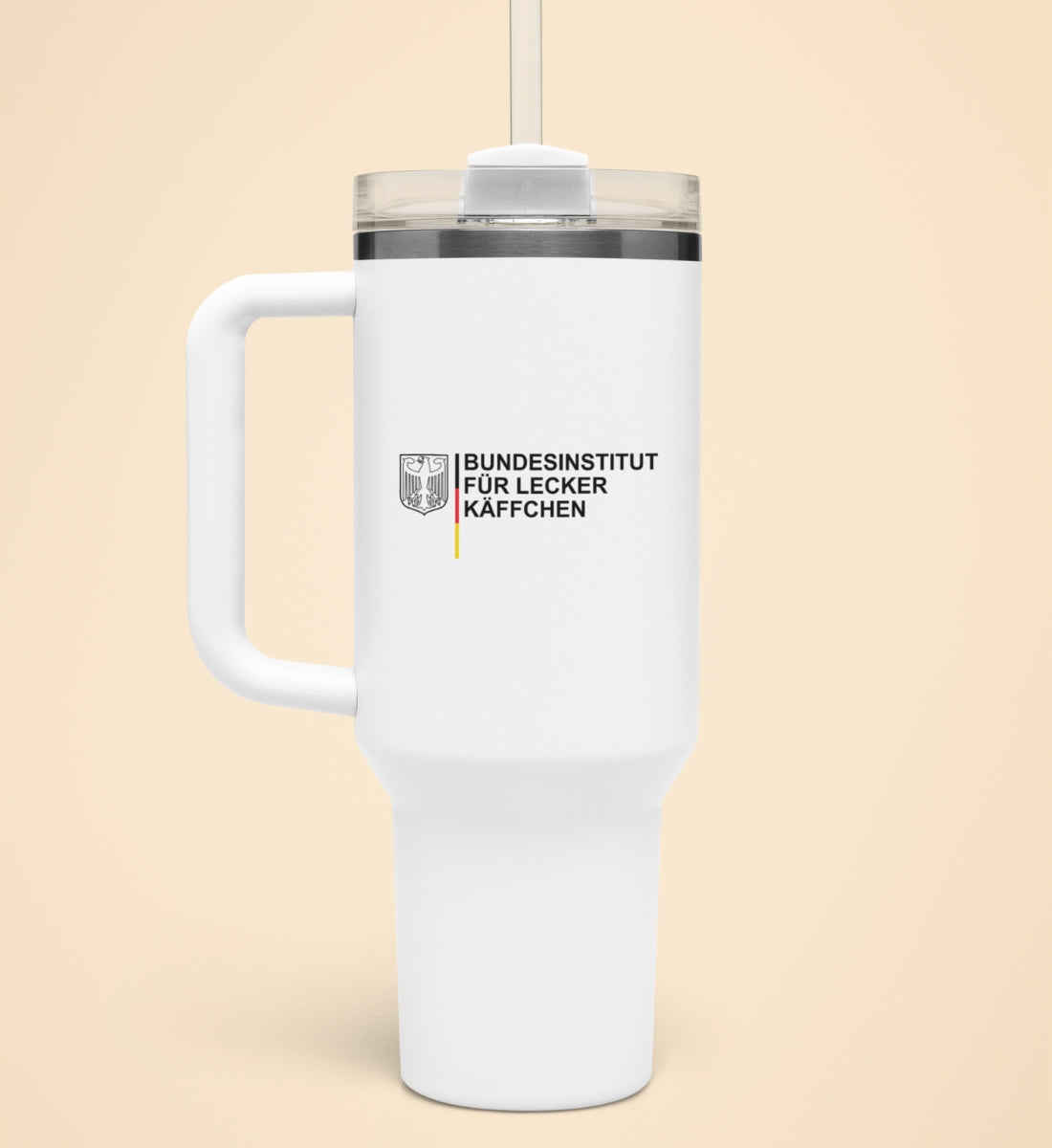 BUNDESINSTITUT LECKER KÄFFCHEN | Thermobecher mit Henkel