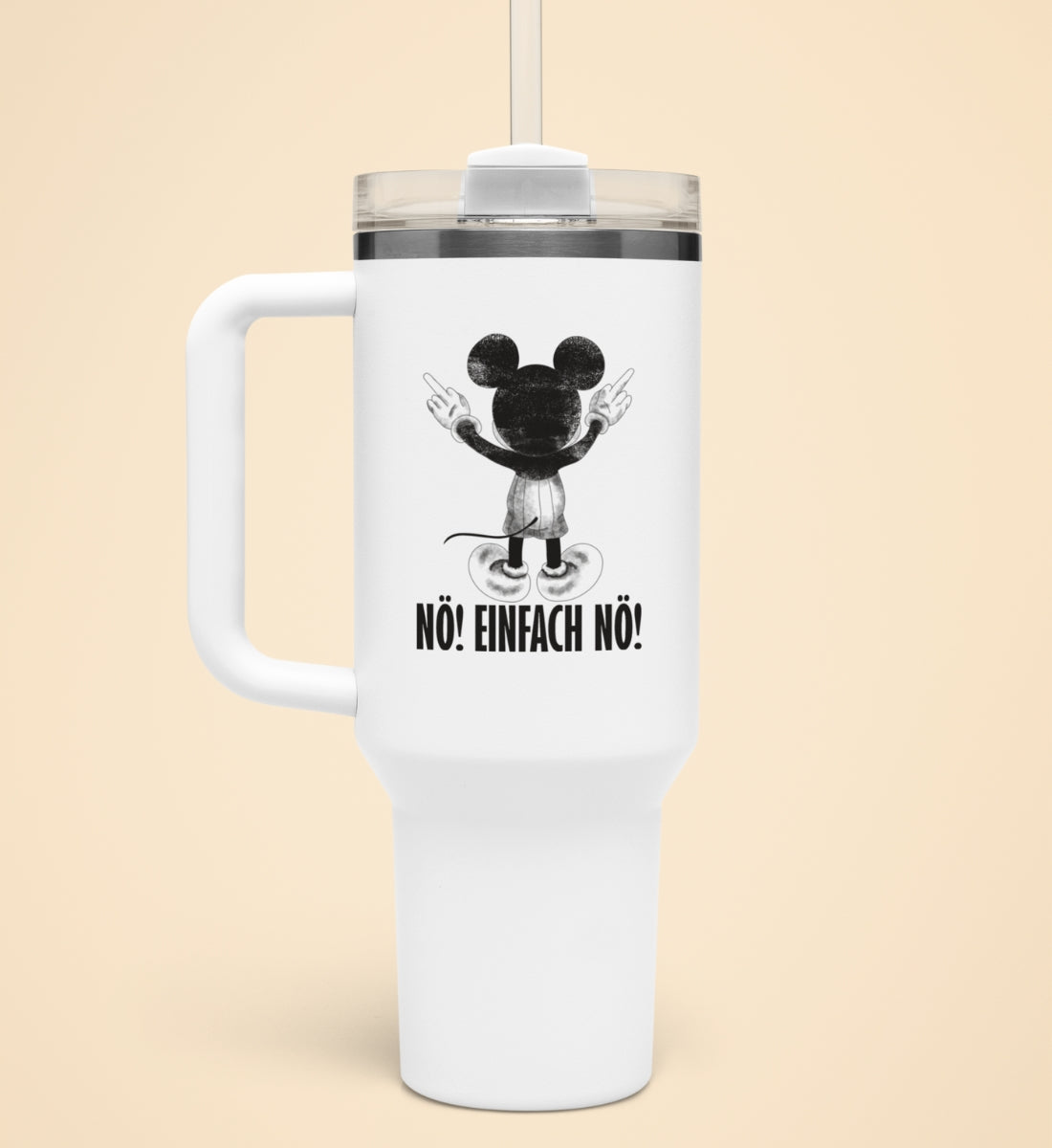 NÖ EINFACH NÖ MAUS | Thermobecher mit Henkel