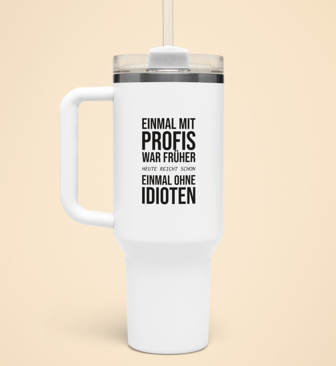 EINMAL MIT PROFIS | Thermobecher mit Henkel