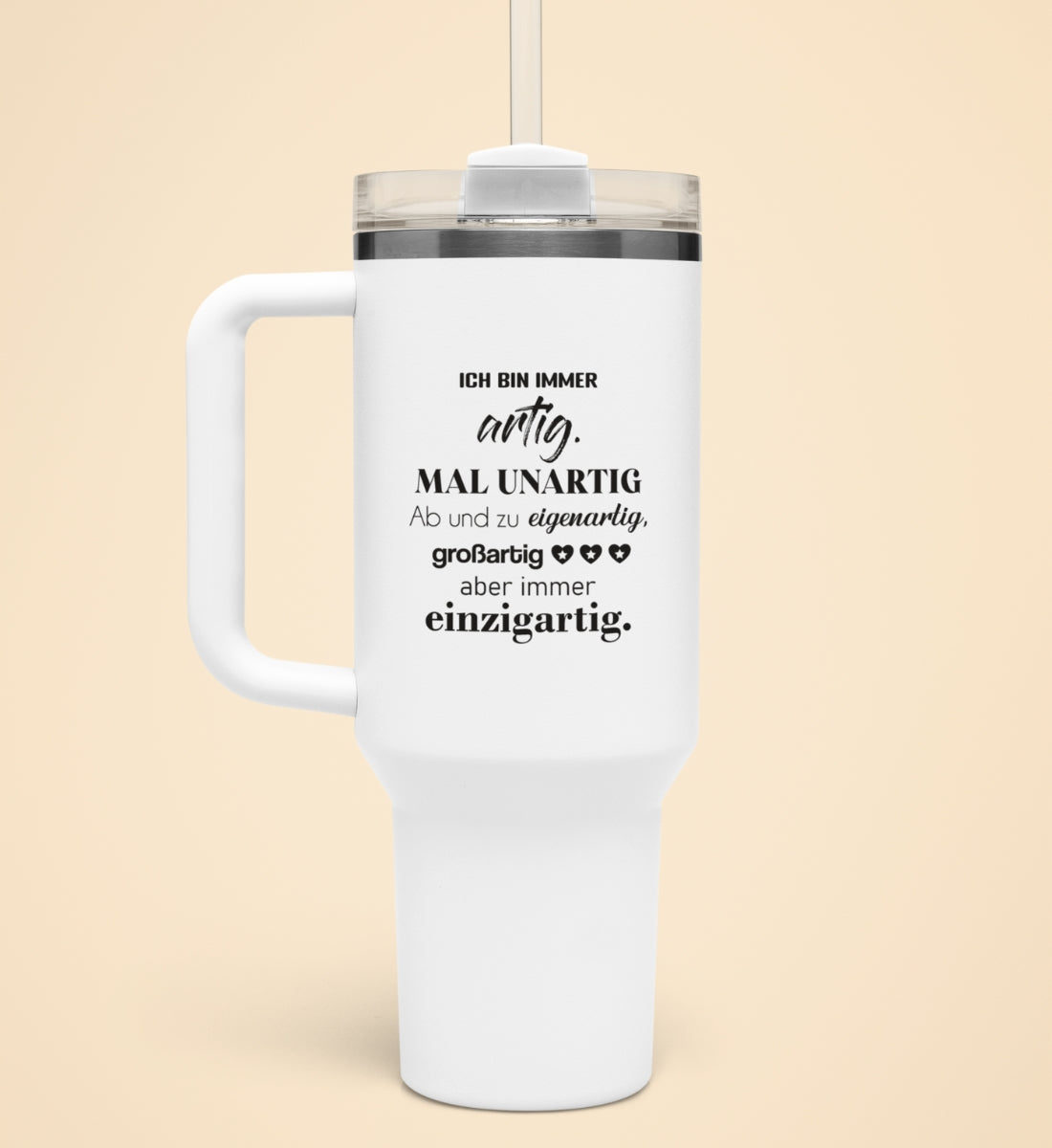EINZIGARTIG | Thermobecher mit Henkel